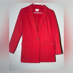 Milly red blazer/ jacket size small